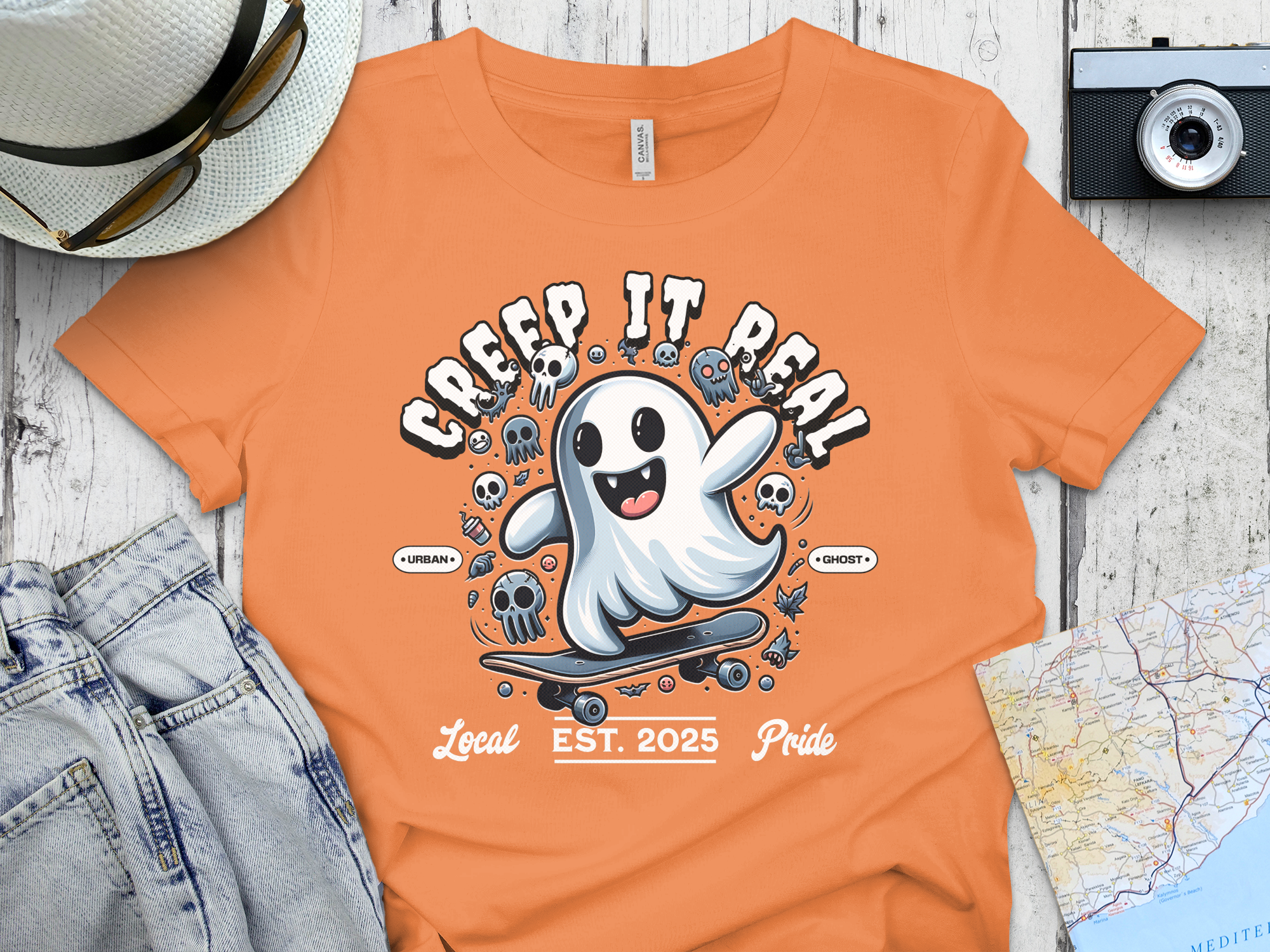Creep It Real Urban Ghost Local Pride T-shirt product type