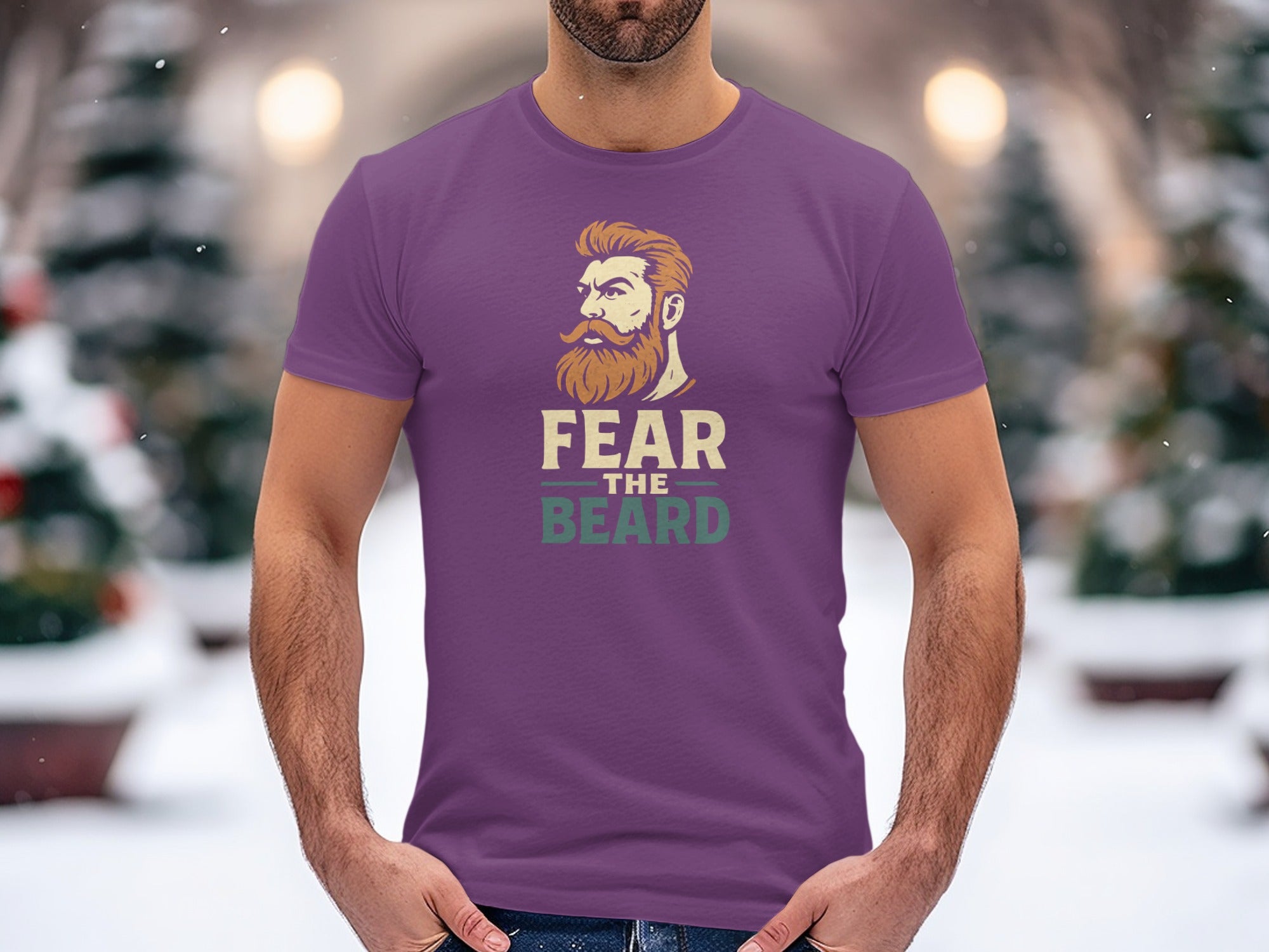 Fear The Beard Graphic Tee Shirt product type