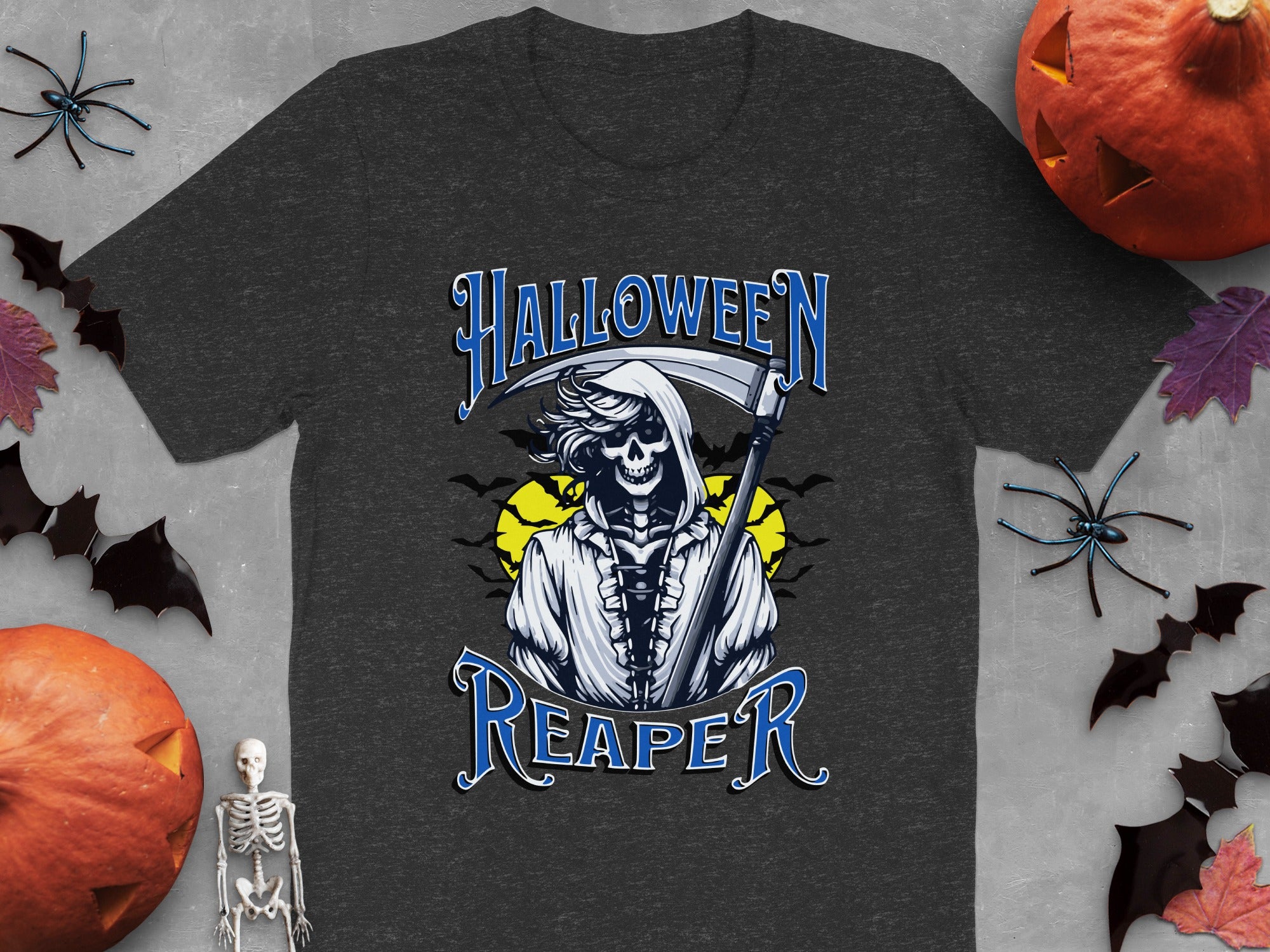 Halloween Reaper Graphic Printed T-Shirt Product