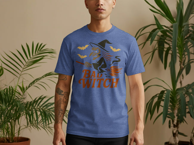 Halloween Bad Witch Graphic Men's T-Shirt product type