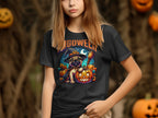 Funny Halloween Pug Design Black T-Shirt product