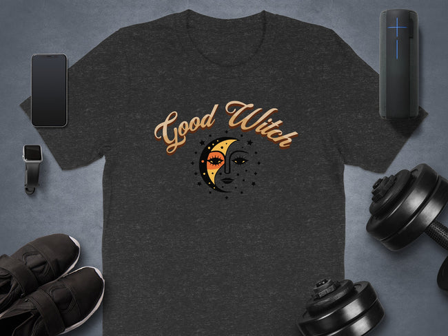Good Witch Moon and Stars Print T-shirt product