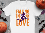 Falling in Love Halloween Witch T-Shirt product