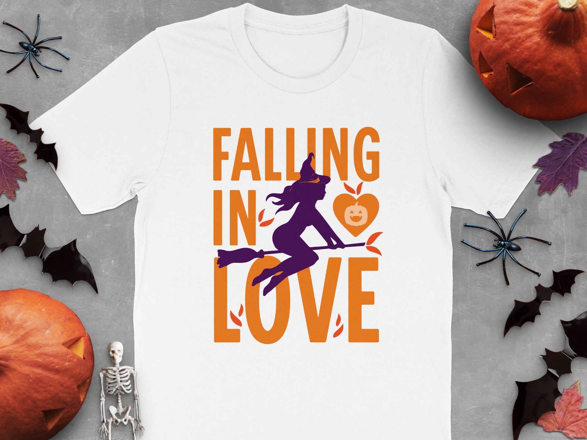 Falling in Love Halloween Witch T-Shirt product