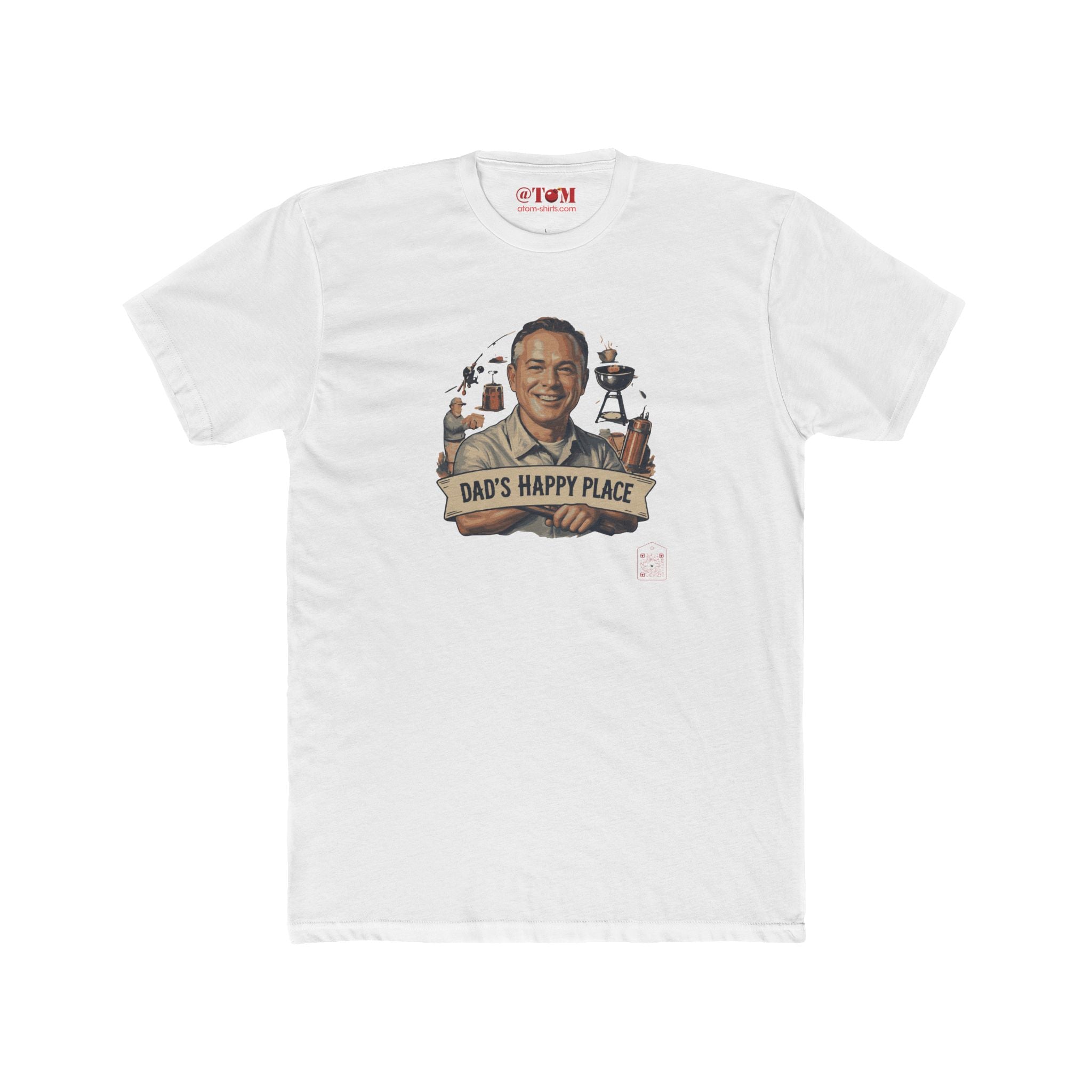 Father's Day Gift T Shirt – Fishing & Grilling Dad Tee