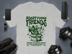Adopt Funny Friends Alien And Bigfoot Shirt product type