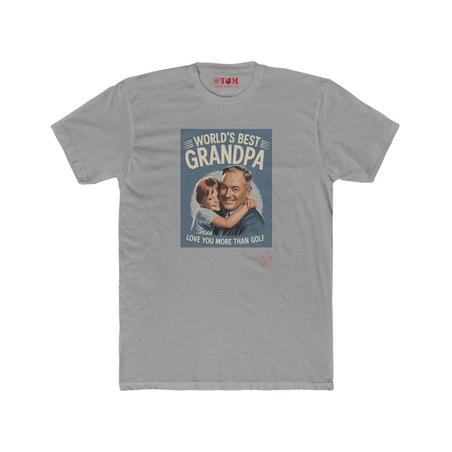 World's Best Grandpa T-Shirt – Heartfelt Golf & Family Gift