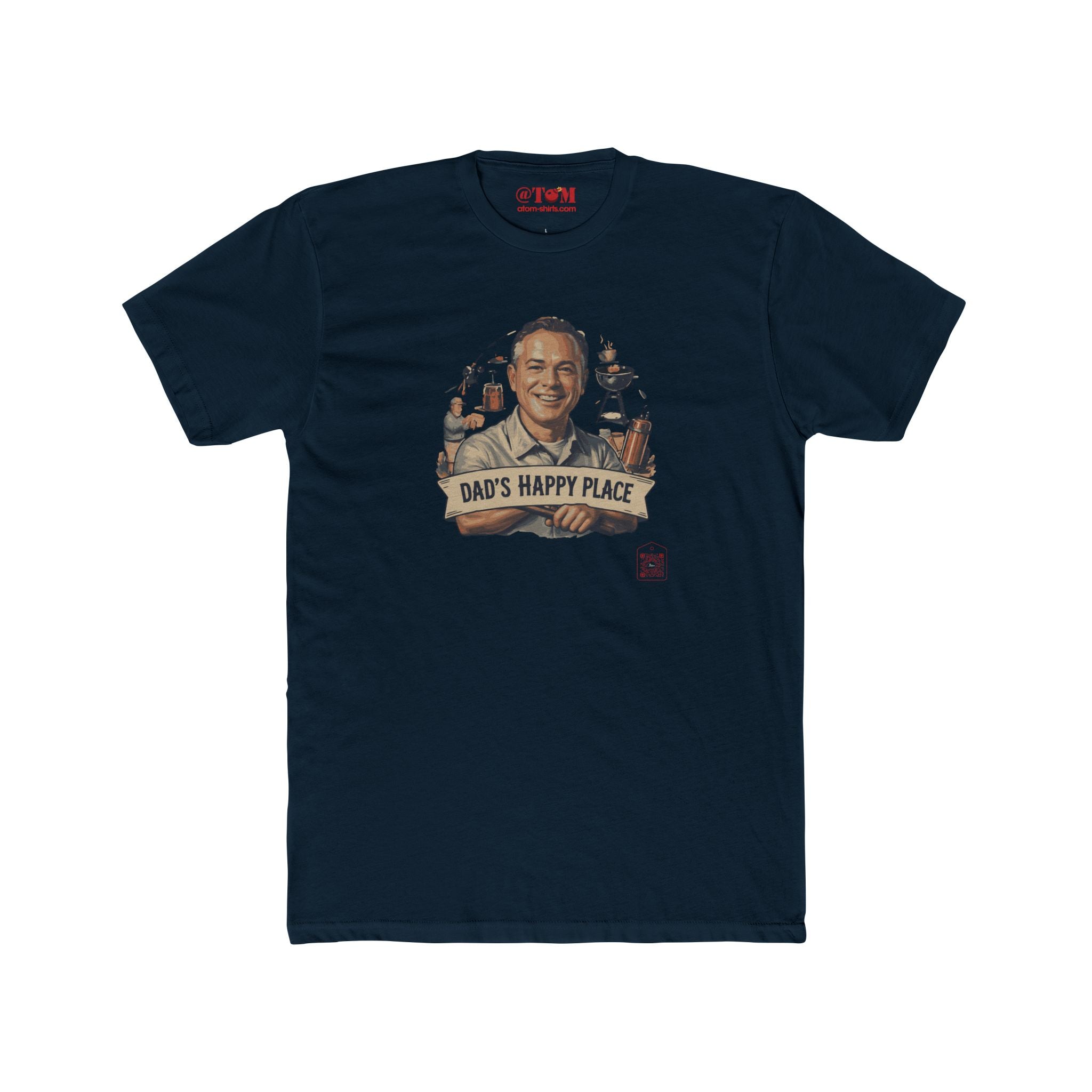 Father's Day Gift T Shirt – Fishing & Grilling Dad Tee