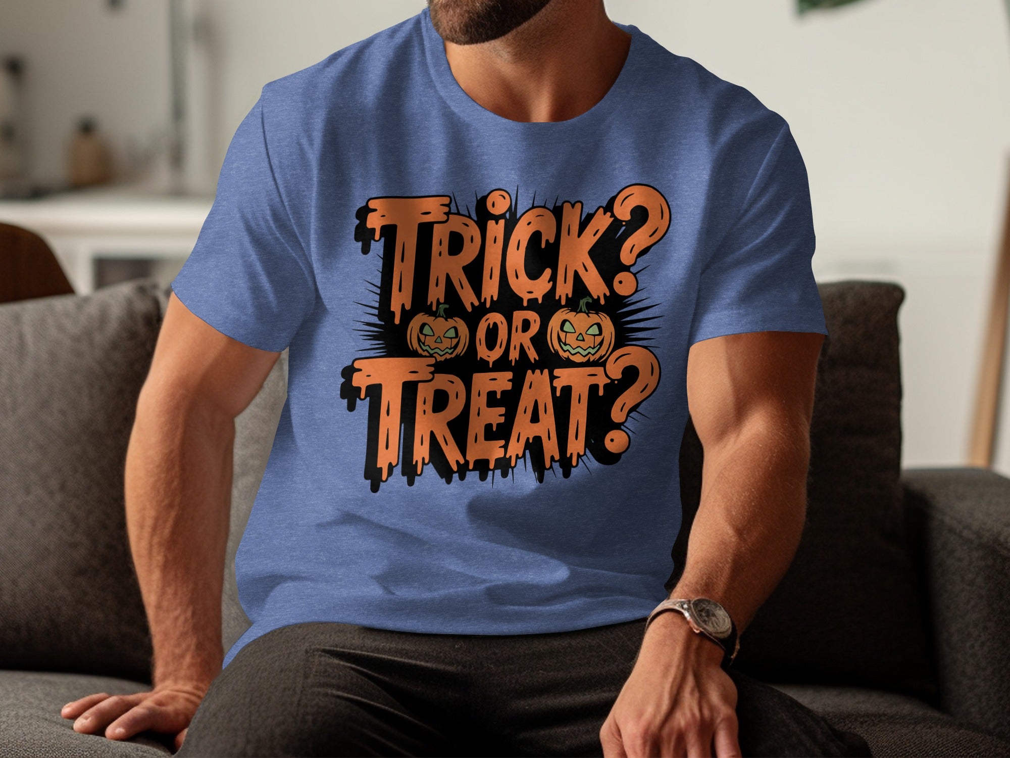 Trick or Treat Shirt with Pumpkins Halloween Product Type