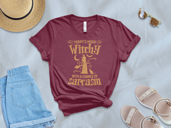 Today's Mood Witchy With A Chance of Sarcasm T-Shirt Product