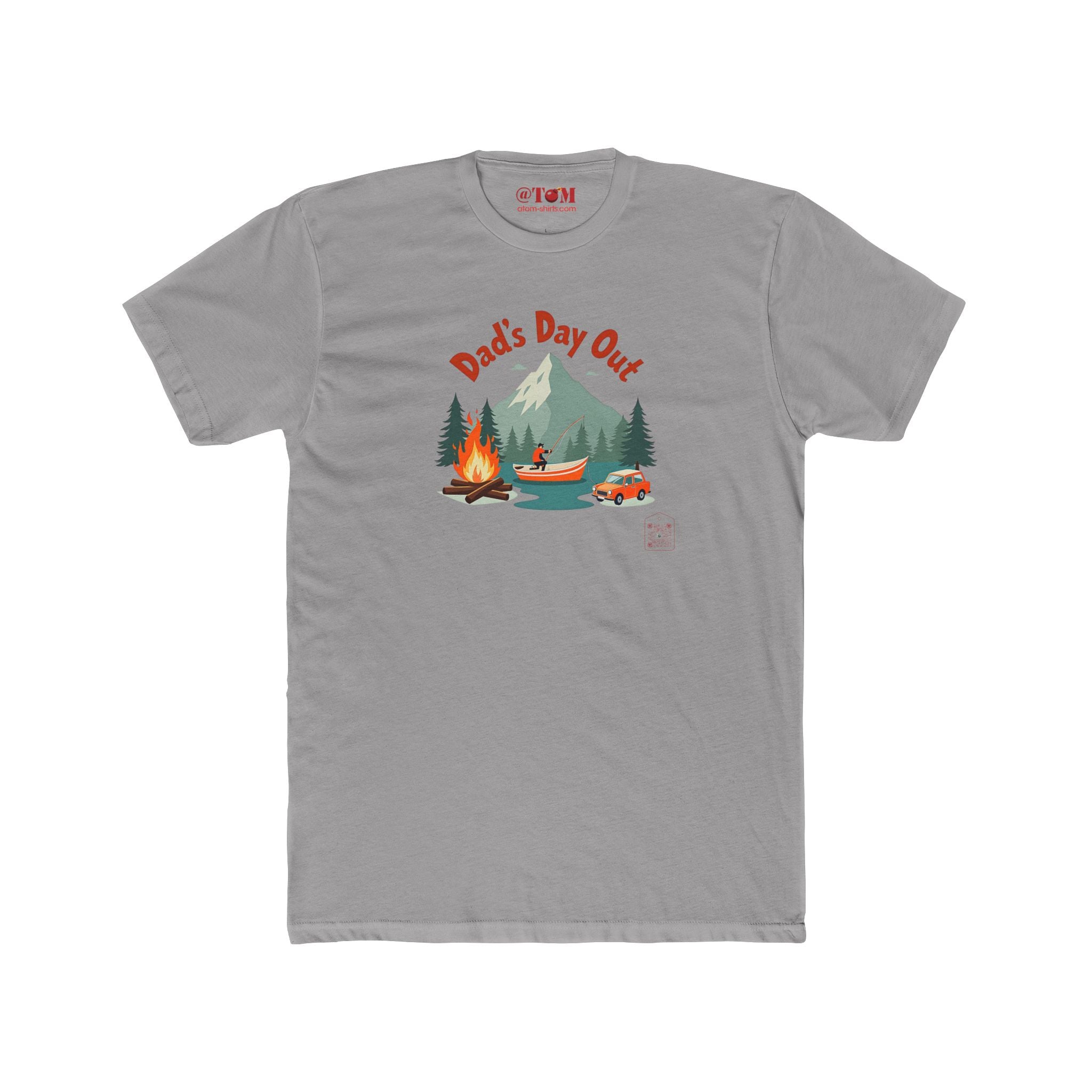 Outdoor Dad T Shirt – Adventure Camping & Fishing Tee