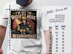 Biggest hose in the neighborhood graphic shirt product type