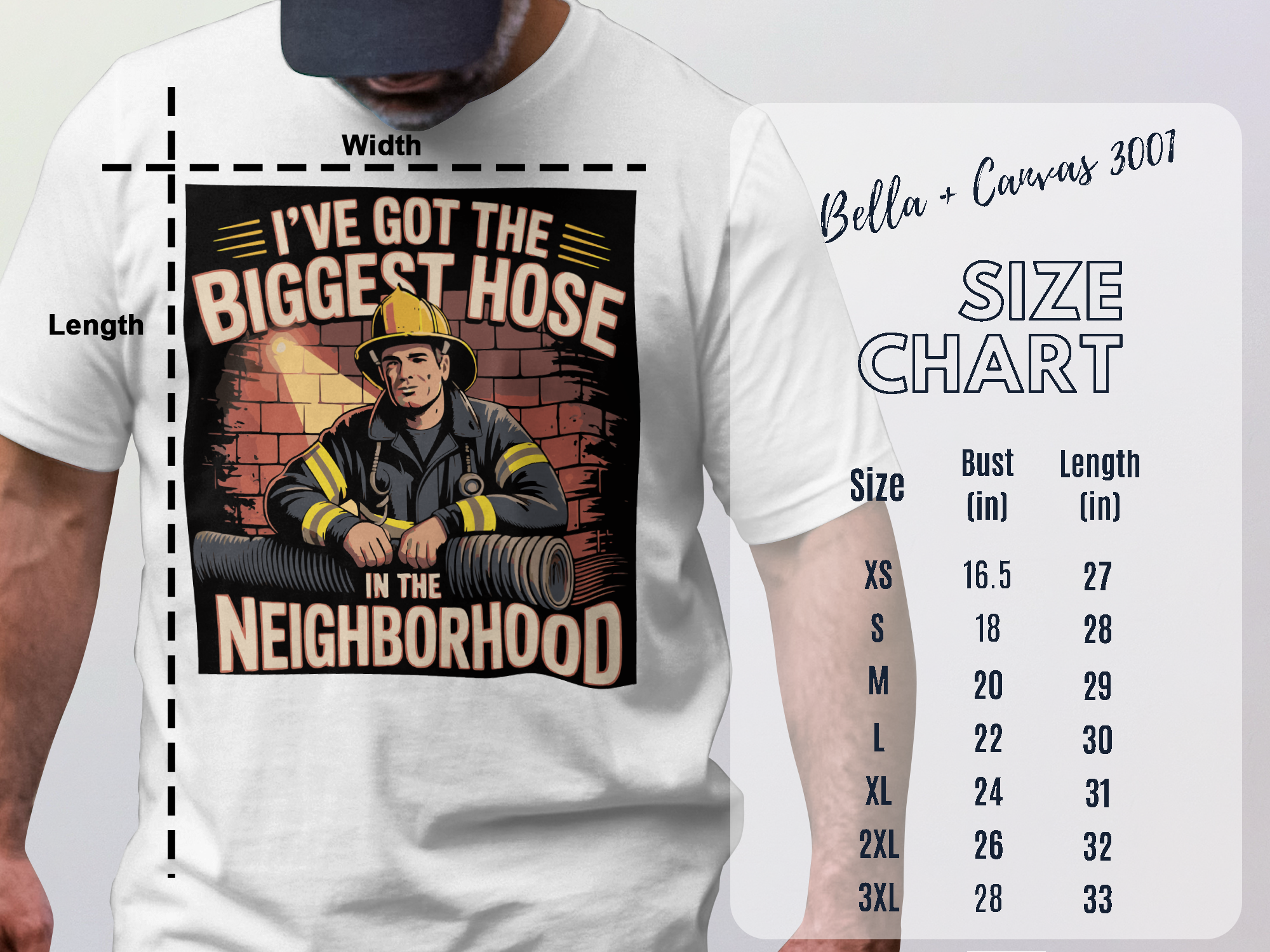 Biggest hose in the neighborhood graphic shirt product type
