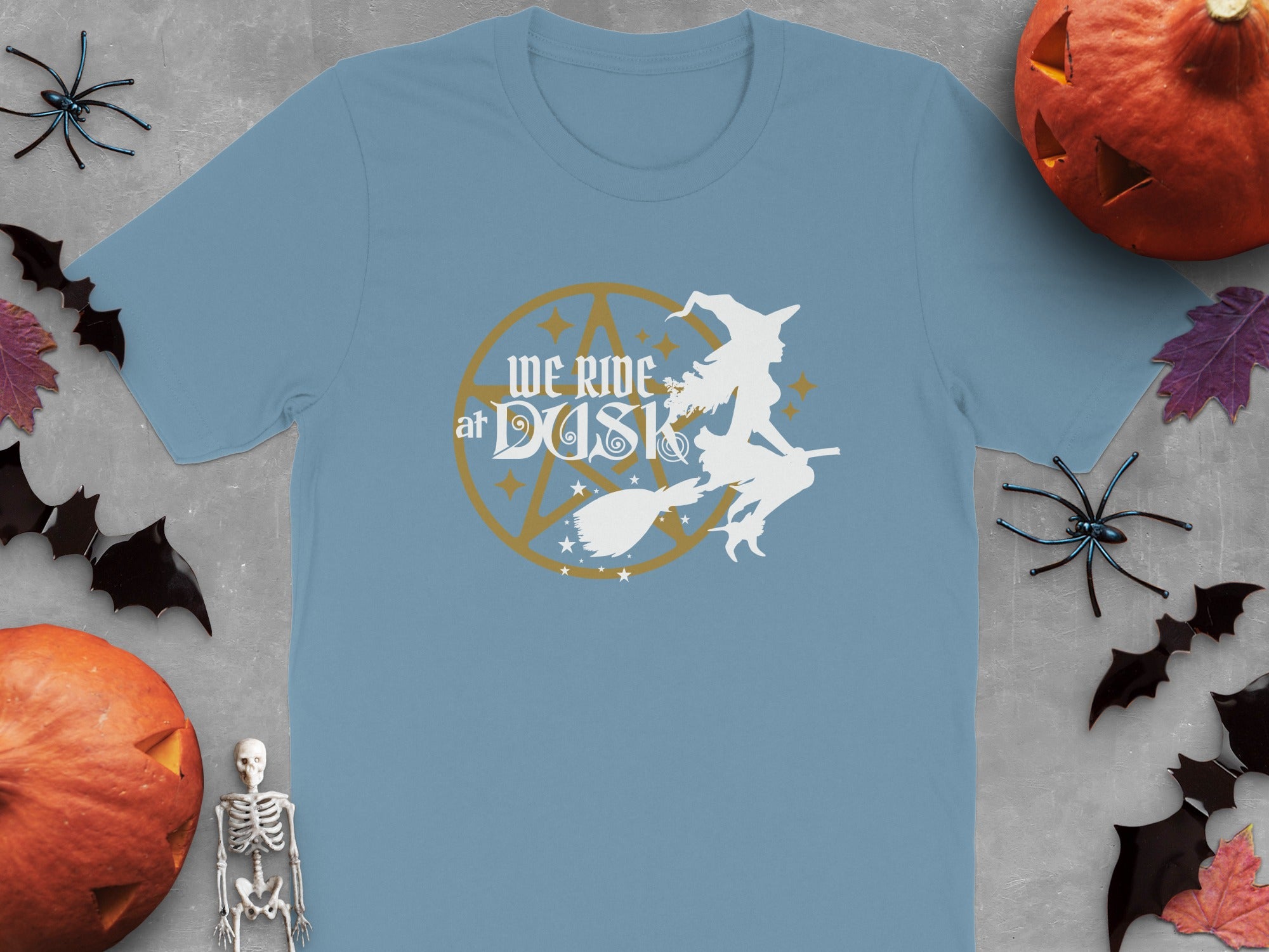 We Ride at Dusk Witch Halloween T-shirt product type