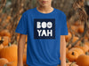 Boo Yah Printed Graphic Blue T-Shirt Halloween product type