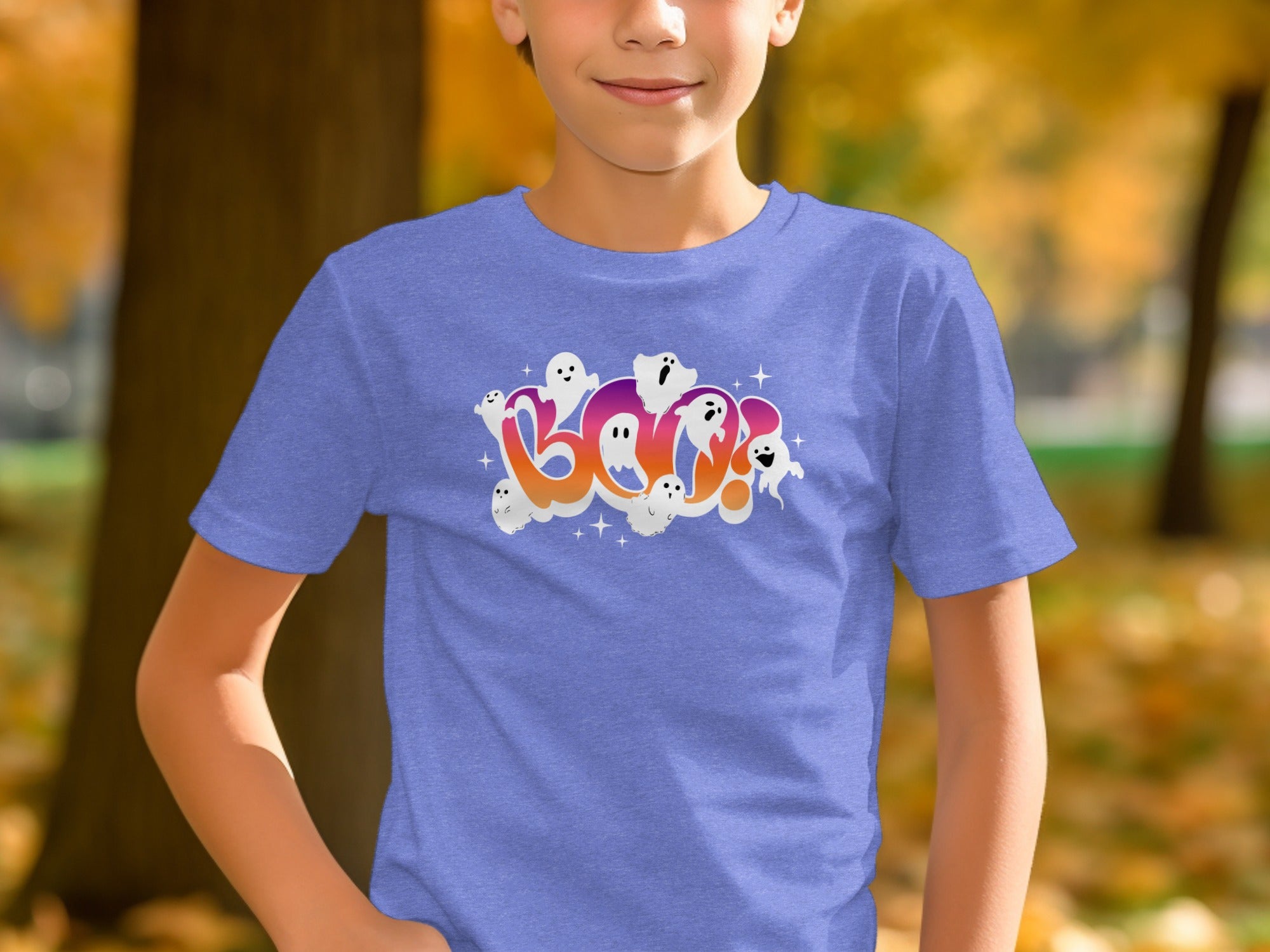Fun and Spooky Boo Ghosts Boys Halloween Shirt product