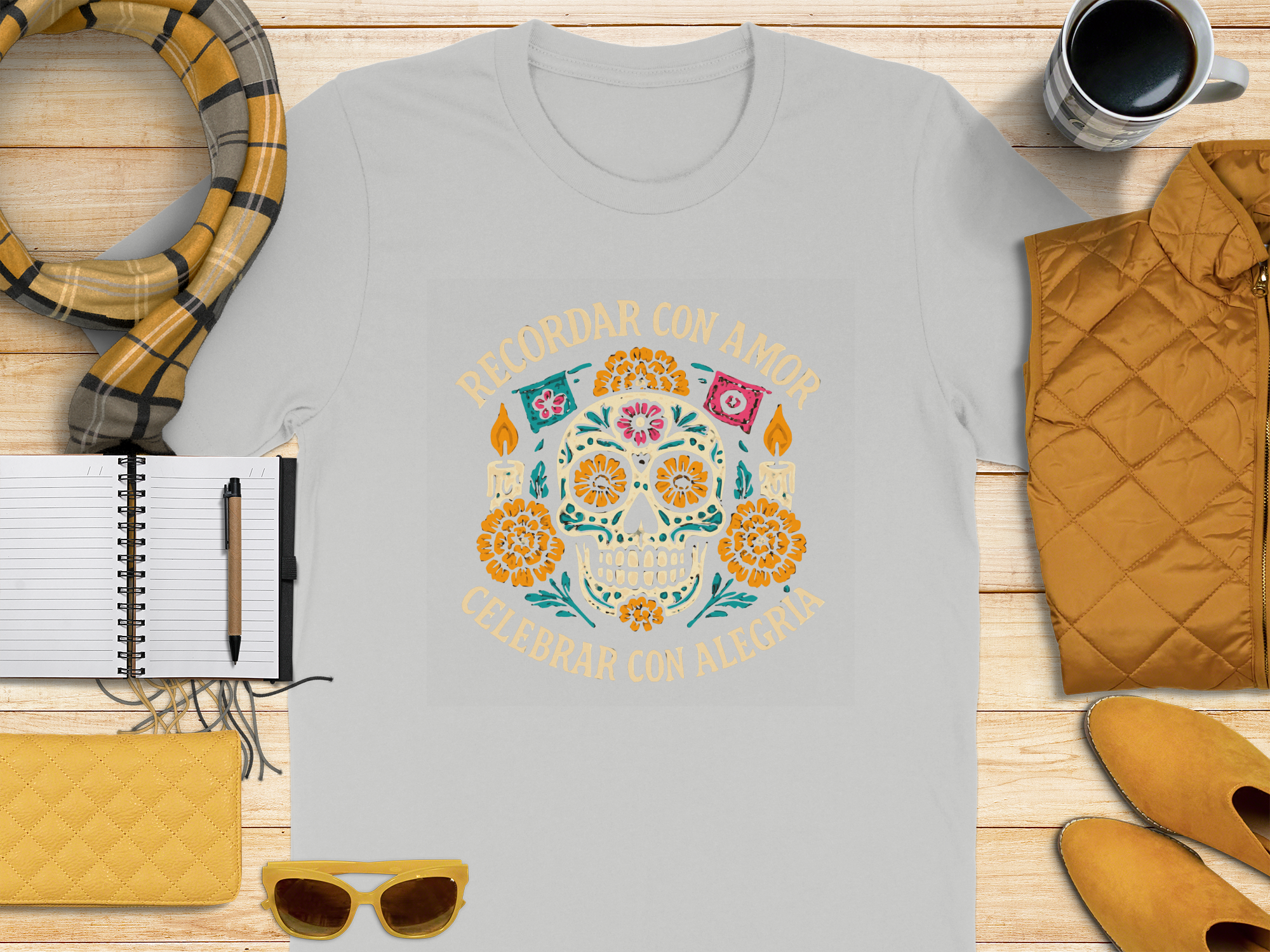 Celebrar Con Alegria Skull Graphic T-shirt product type