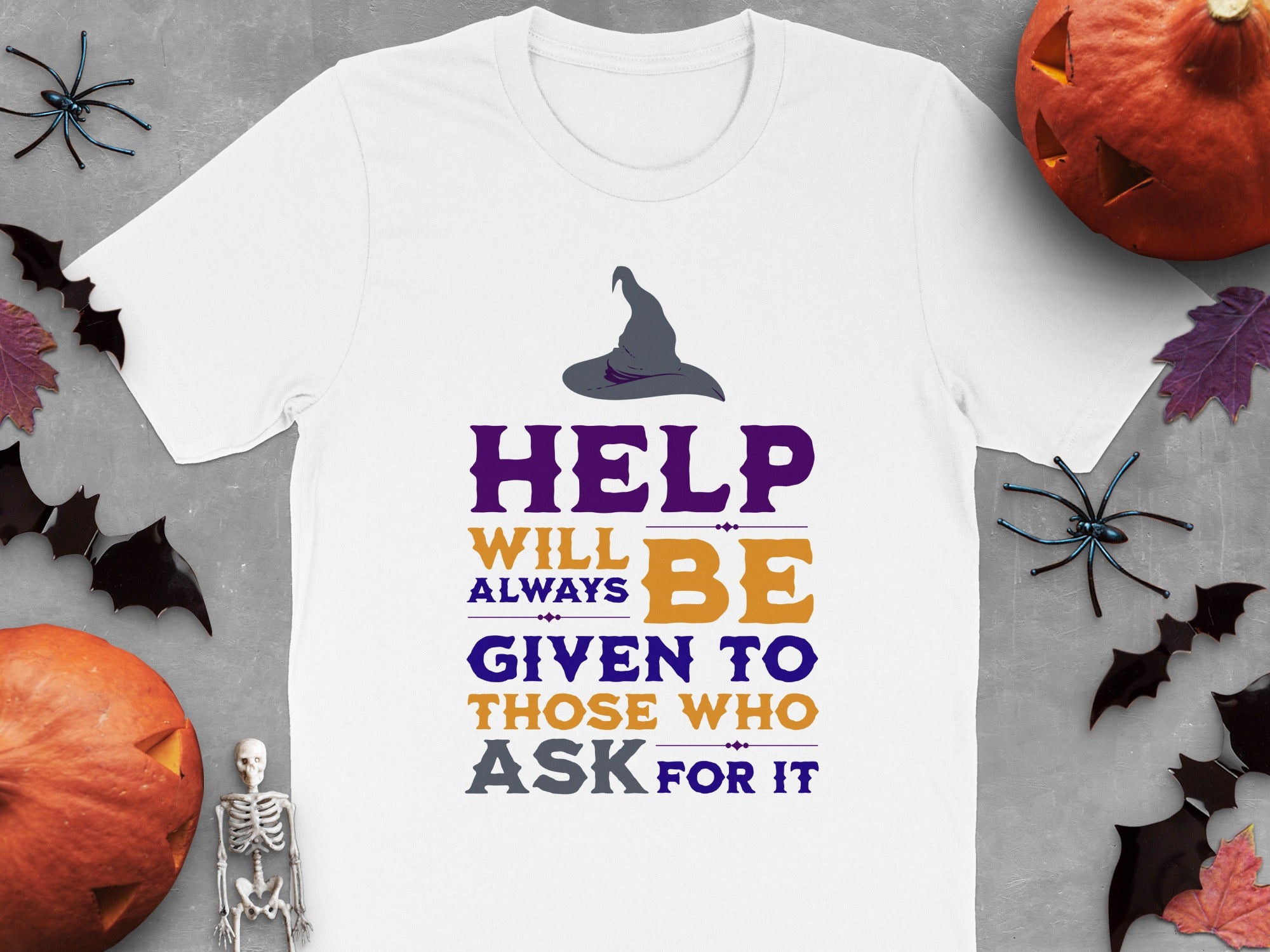 Help Will Always Be Given Halloween T-Shirt product type