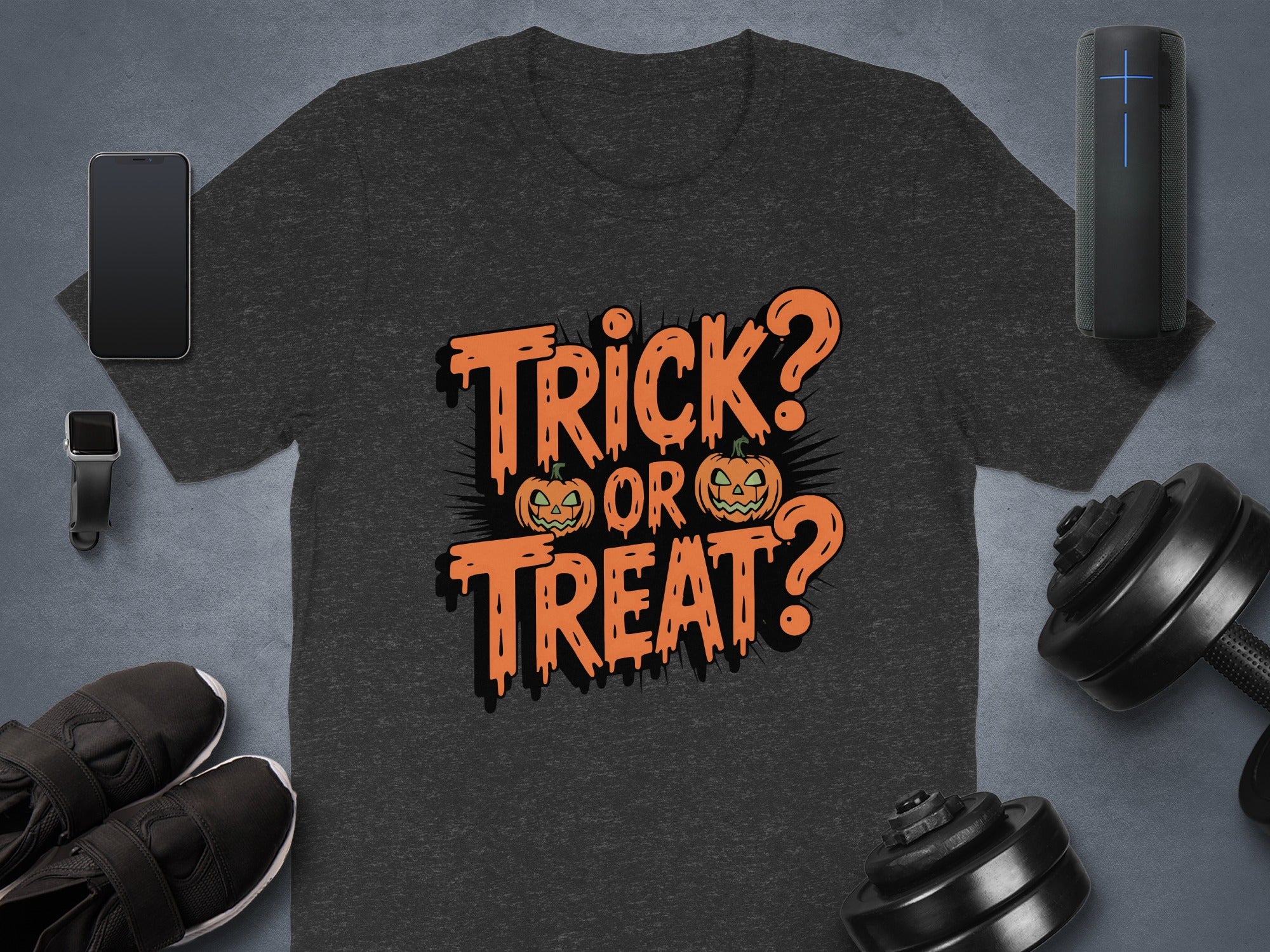 Trick or Treat with Pumpkin Faces T-shirt product type