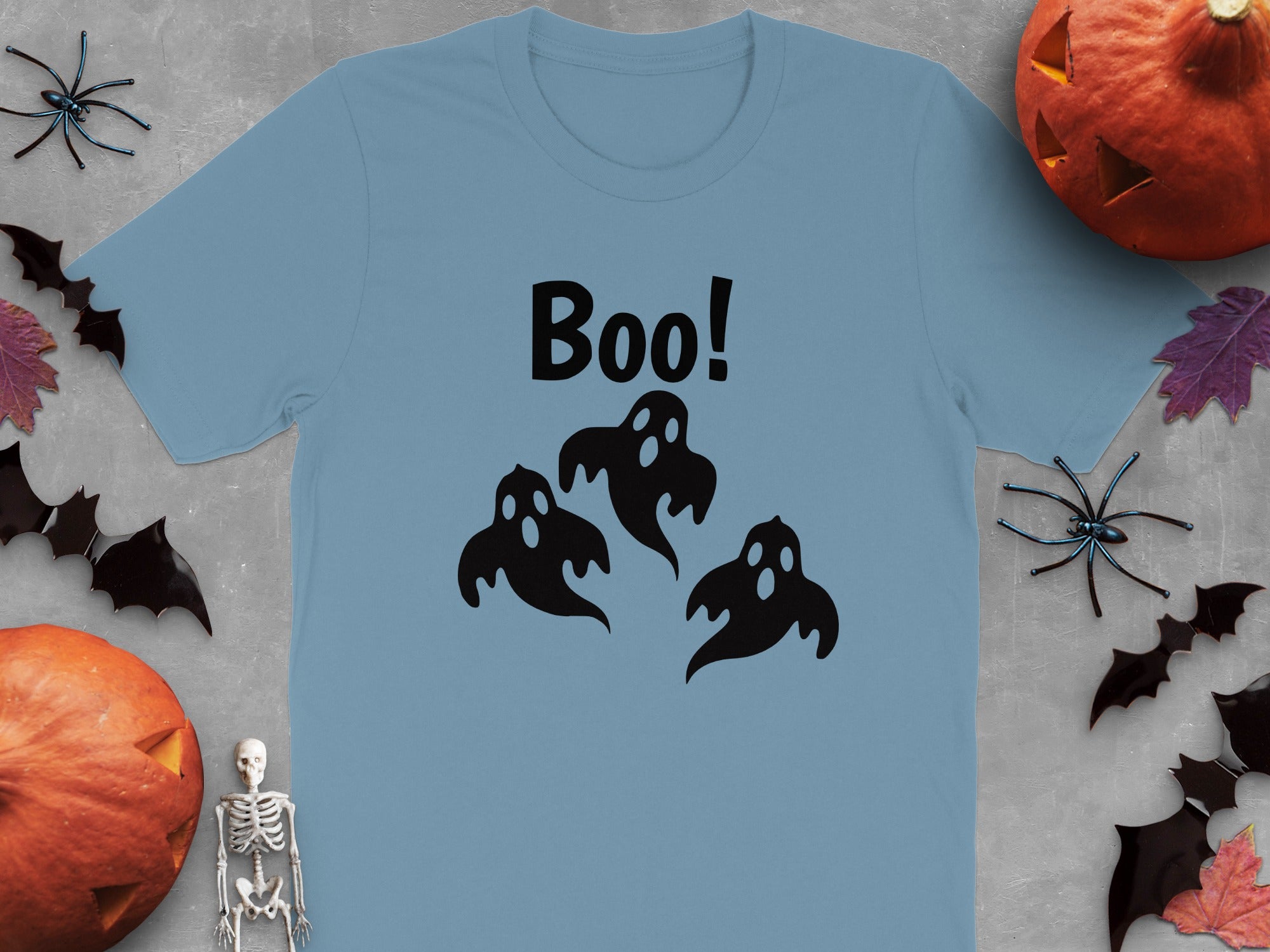 Boo Ghosts Halloween Themed T-Shirt product type