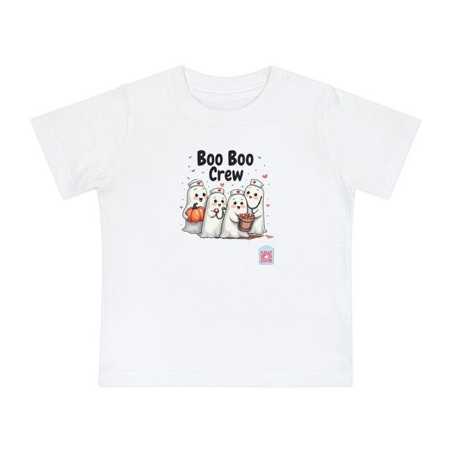 Baby T-Shirt Cute Boo Boo Nurse Ghosts Crew for Halloween