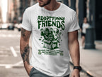 Adopt Funny Friends Graphic Tee Shirt product type