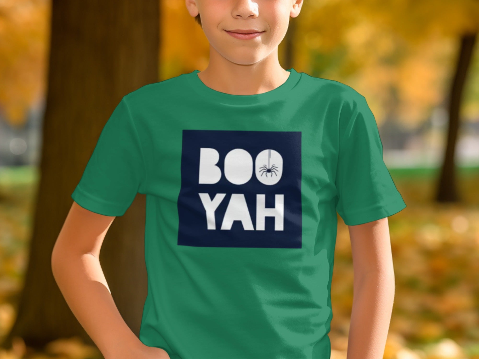 Boo Yah Green Halloween T-Shirt product type