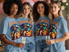 Pugoween Let's Party Fun Graphic Halloween T-shirt product type
