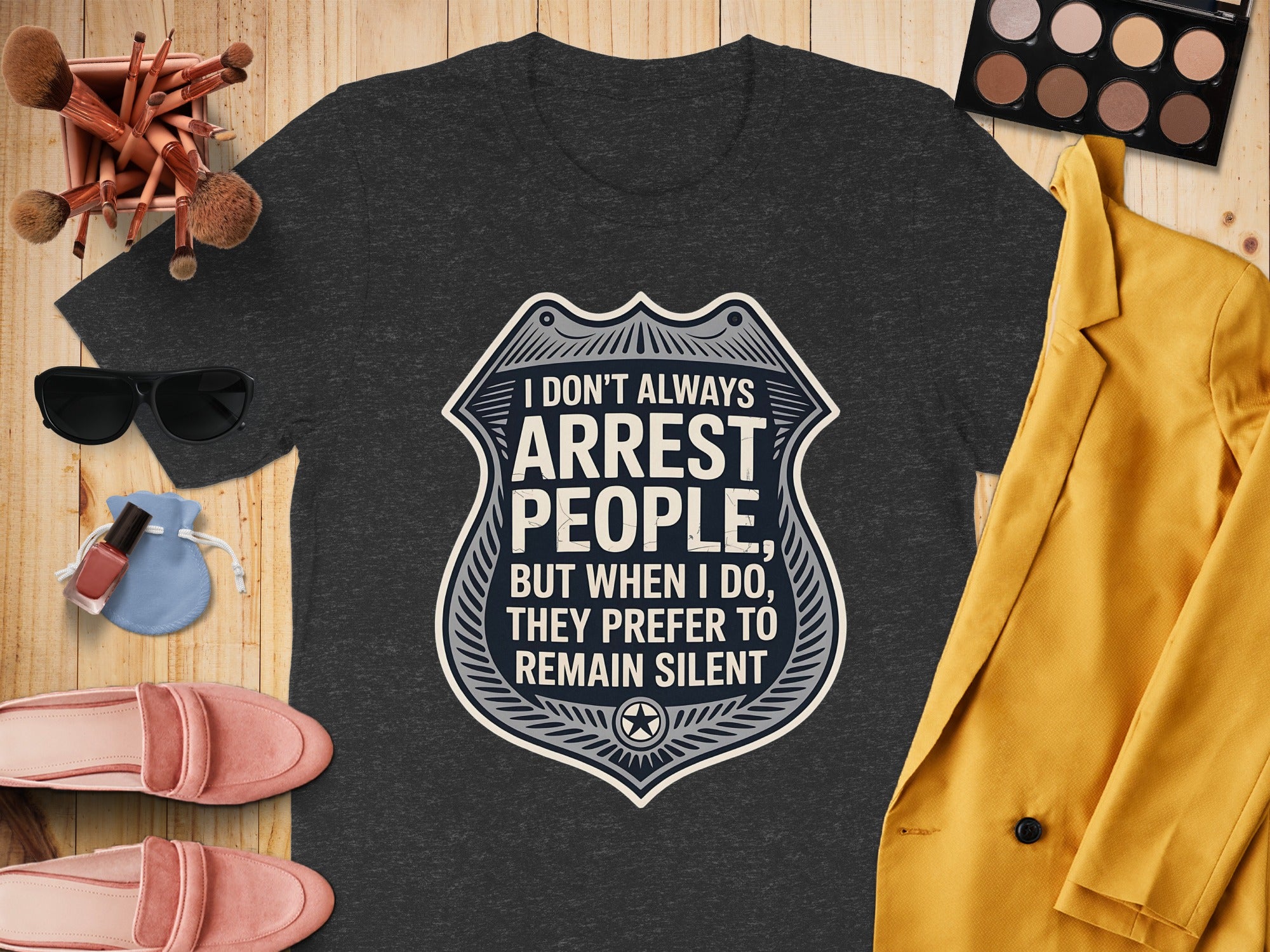 I Don't Always Arrest People Funny T-shirt product type