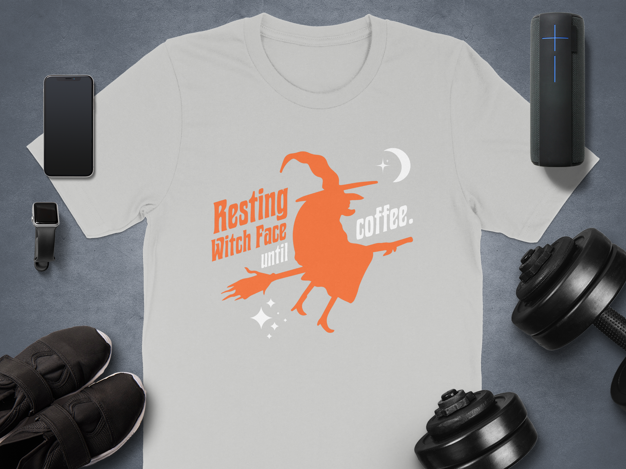 Resting Witch Face Funny Halloween Costume Design T-Shirt