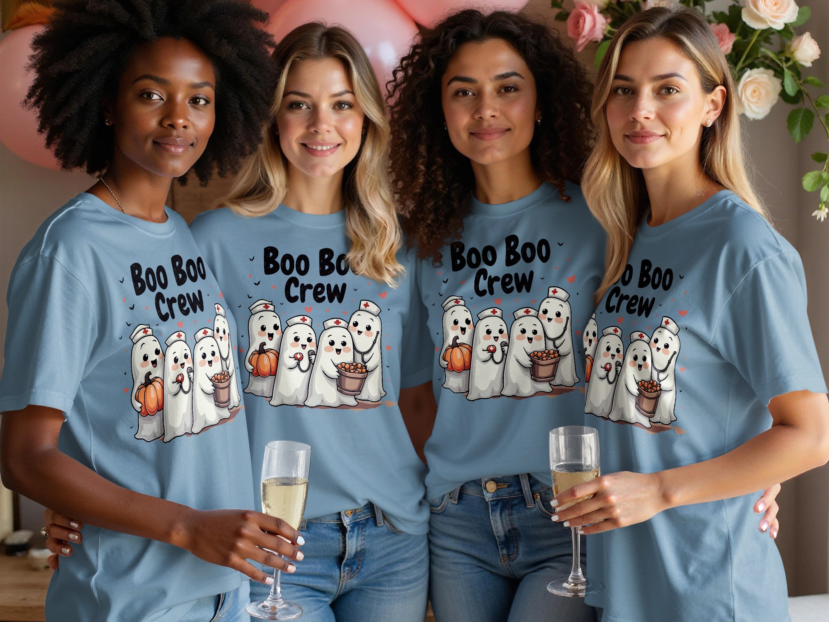 Cute Boo Boo Crew Halloween Themed T-Shirt product