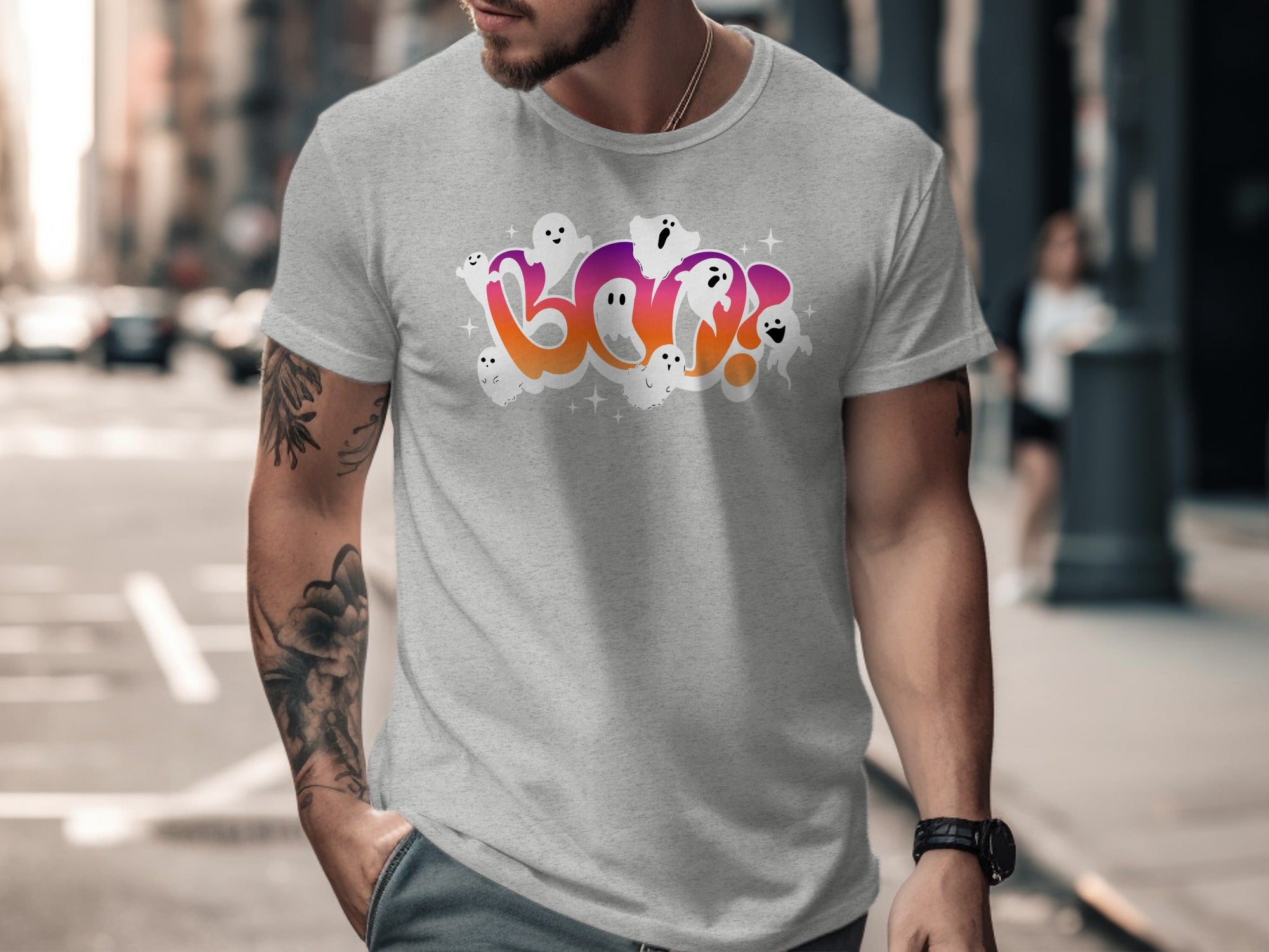 Boo Graphic Unisex Short Sleeve T-Shirt product