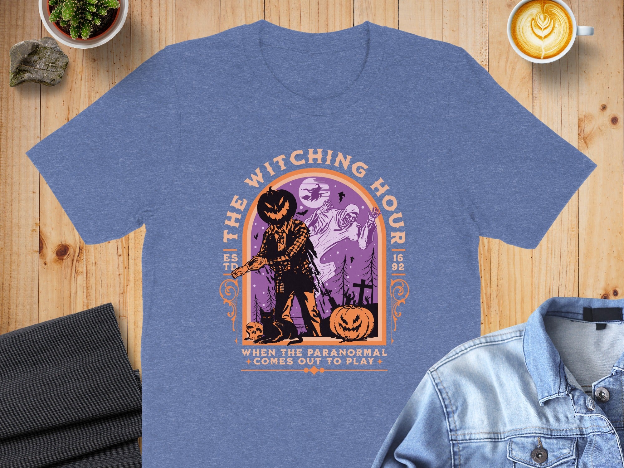 The Witching Hour Graphic Halloween Tee product type