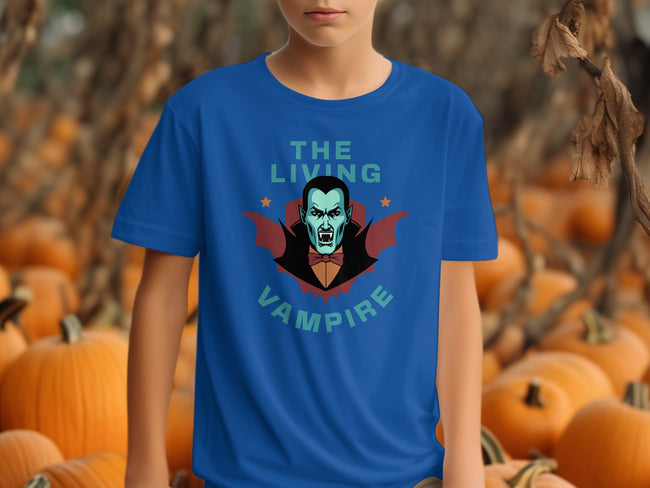 The Living Vampire Halloween Themed T-Shirt product
