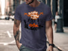 Fright Night Fun Halloween Tee Skeletons and Pumpkins product