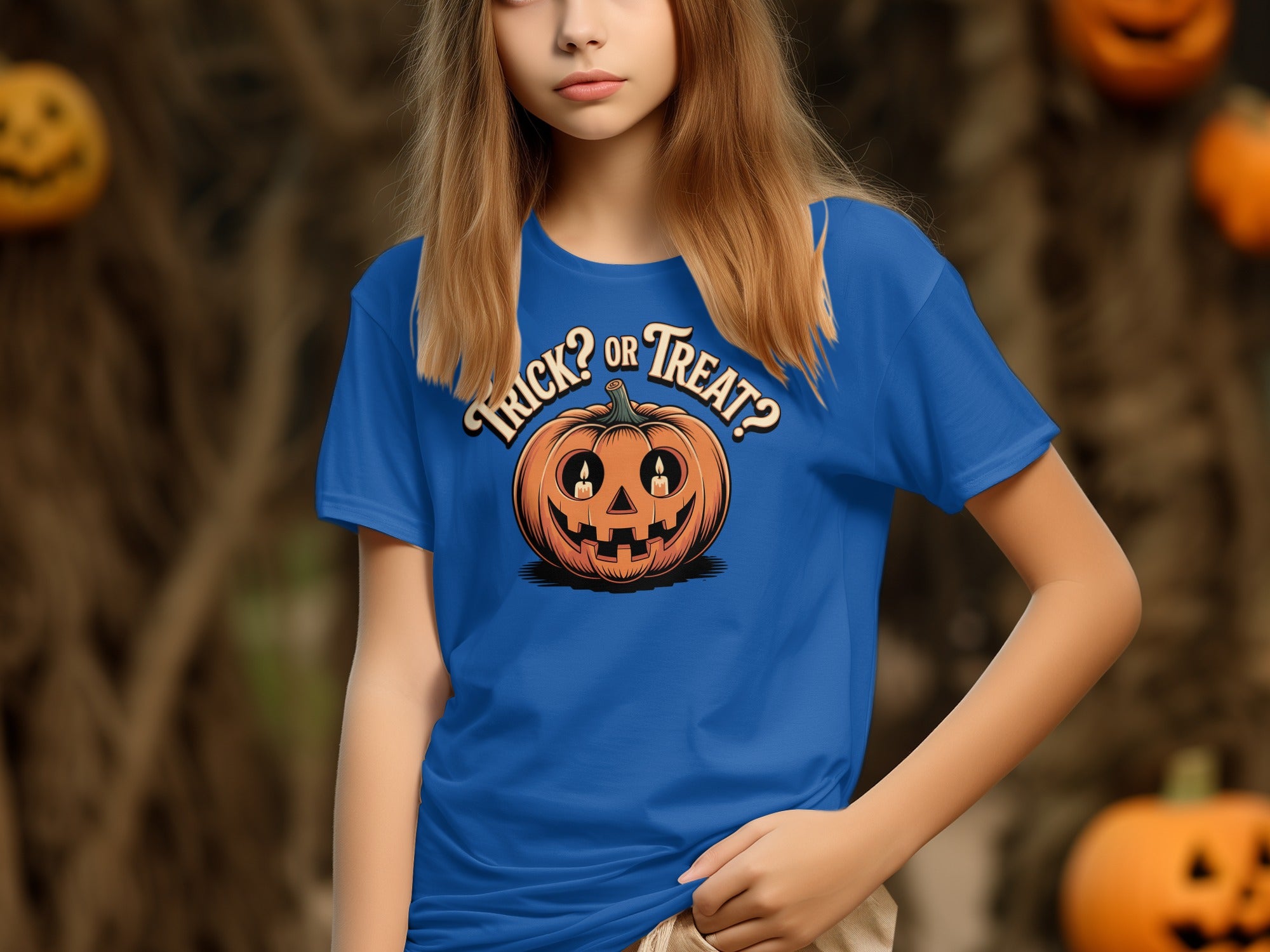 Trick or Treat Pumpkin Halloween T-Shirt product