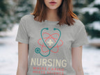 Nursing Where Caring Meets Science T-Shirt product type