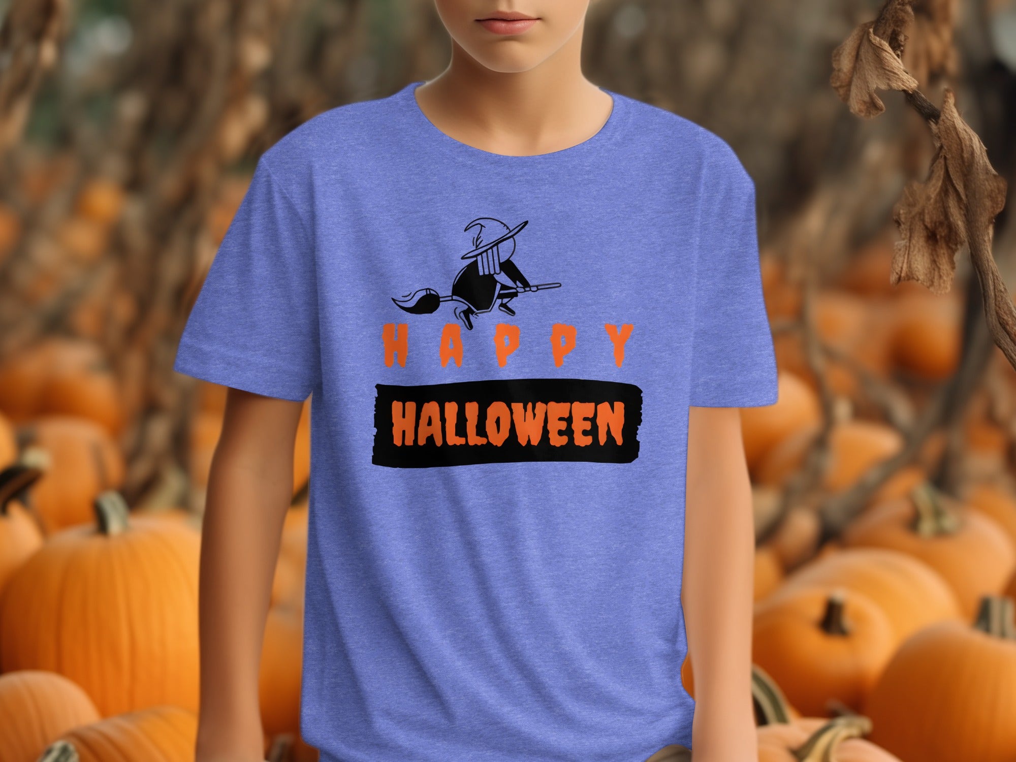 Happy Halloween Witch Design T-shirt product type