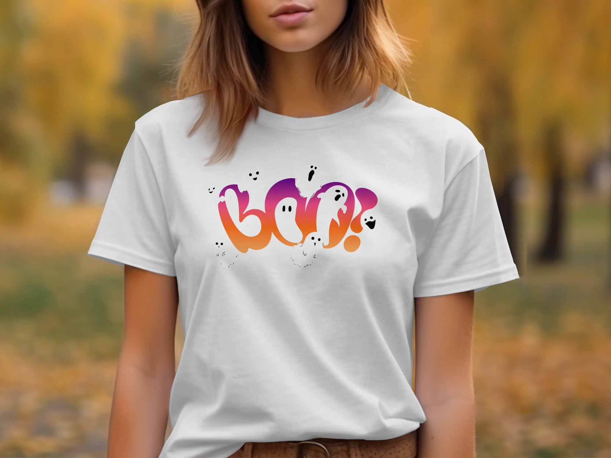 Fun Halloween Boo Ghosts Design T Shirt product