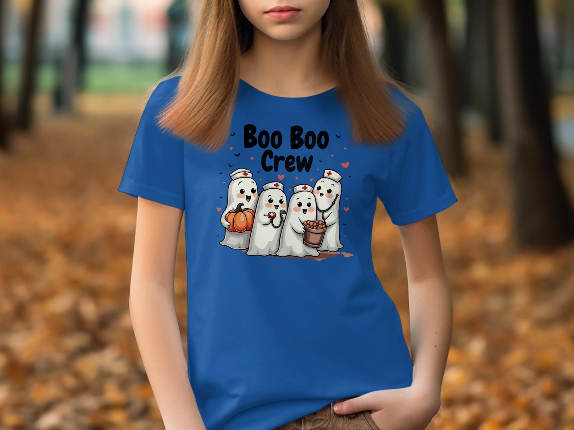 Boo Boo Crew Decorated Cute Halloween T-shirt product