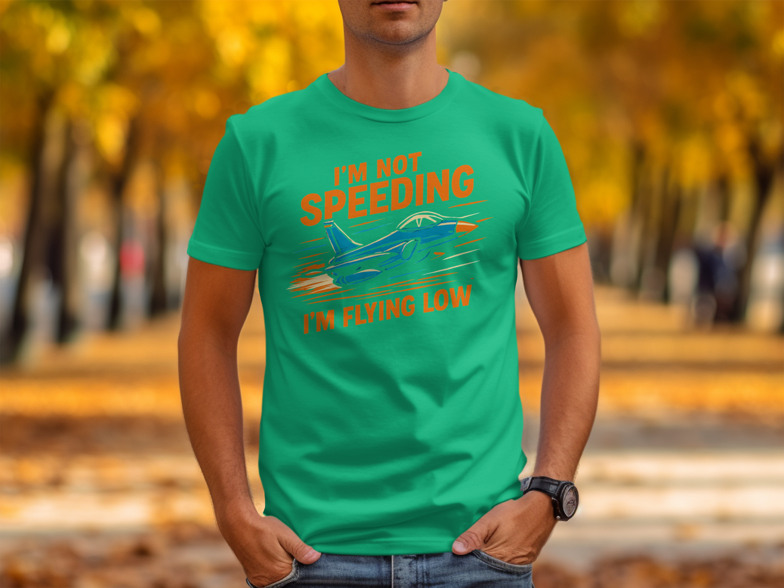 I'm Not Speeding I'm Flying Low Statement Shirt product type