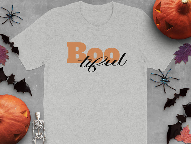 Halloween Themed Boo-tiful Graphic Tee product