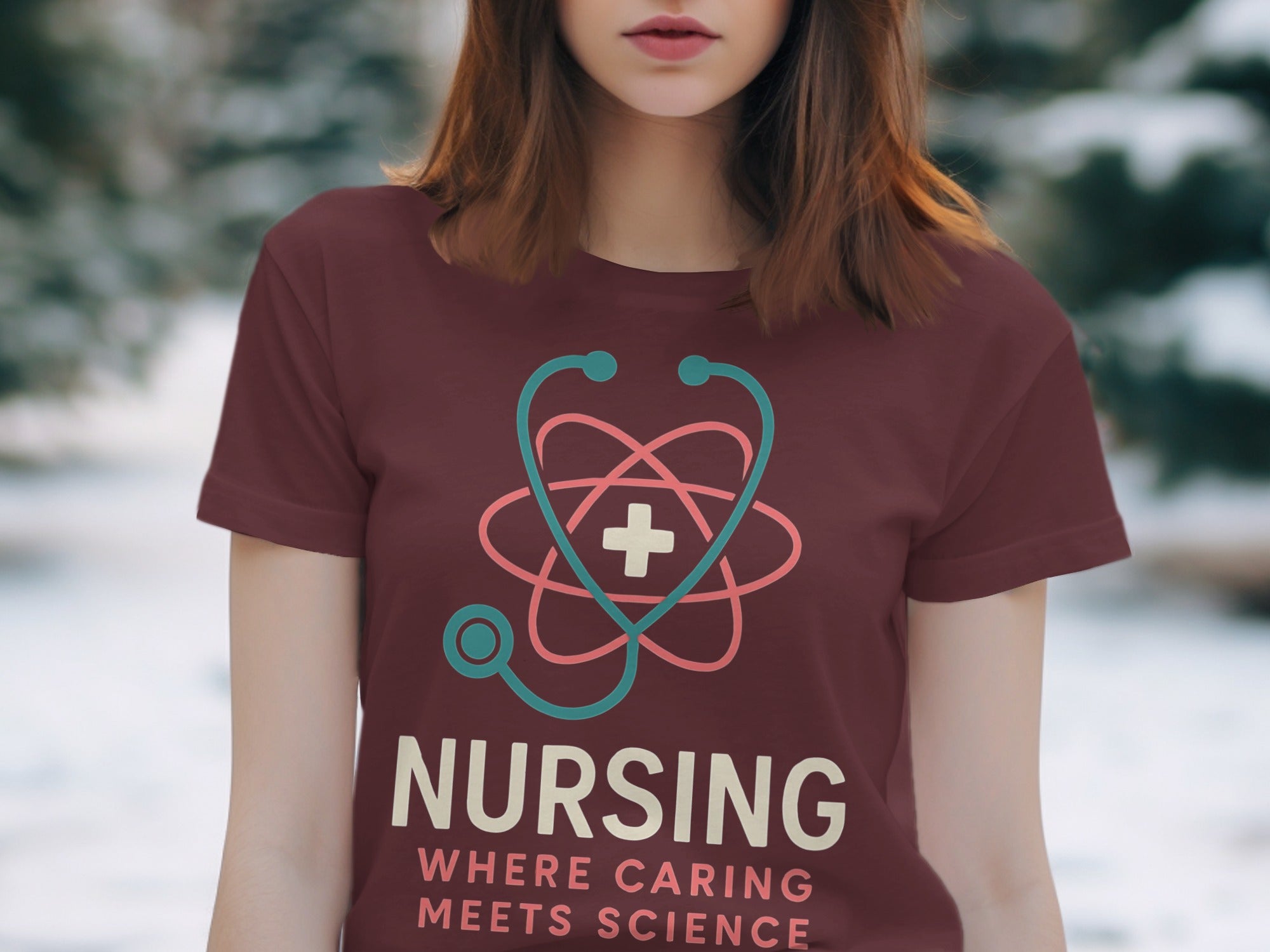 Nursing Where Caring Meets Science T-Shirt product