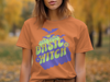 Retro Just Your Basic Witch Printed T-shirt product