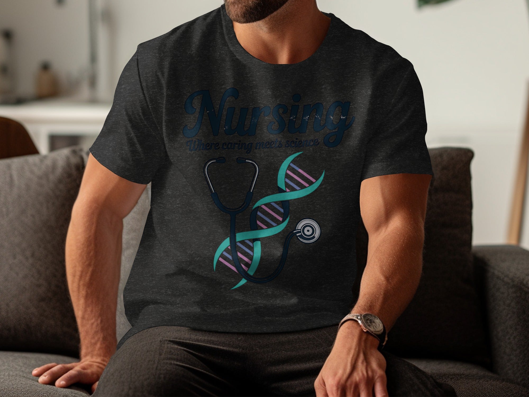 Nursing Where Caring Meets Science T-shirt product type