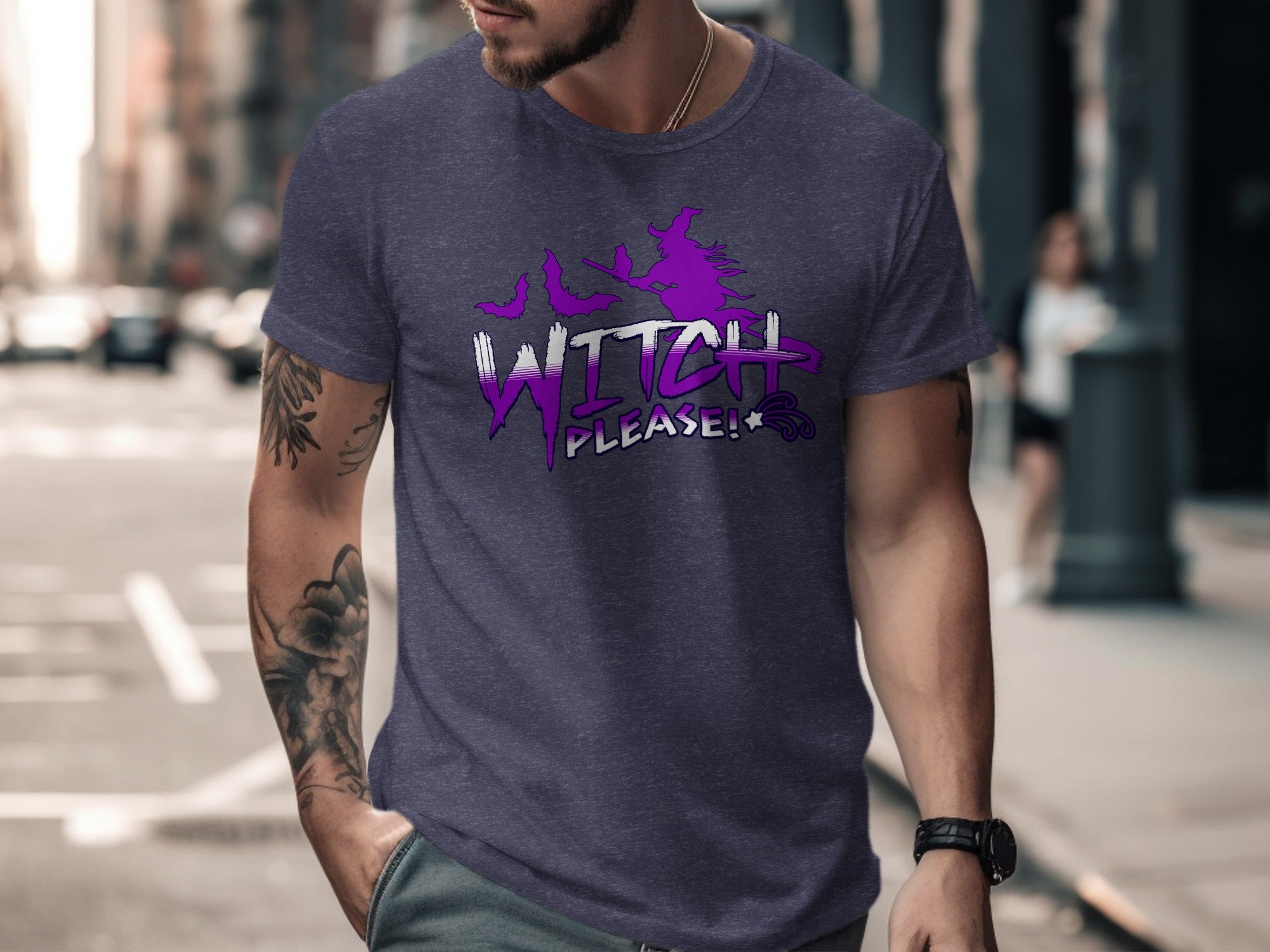 Witch Please Halloween Casual T-Shirt Perfect Gift product