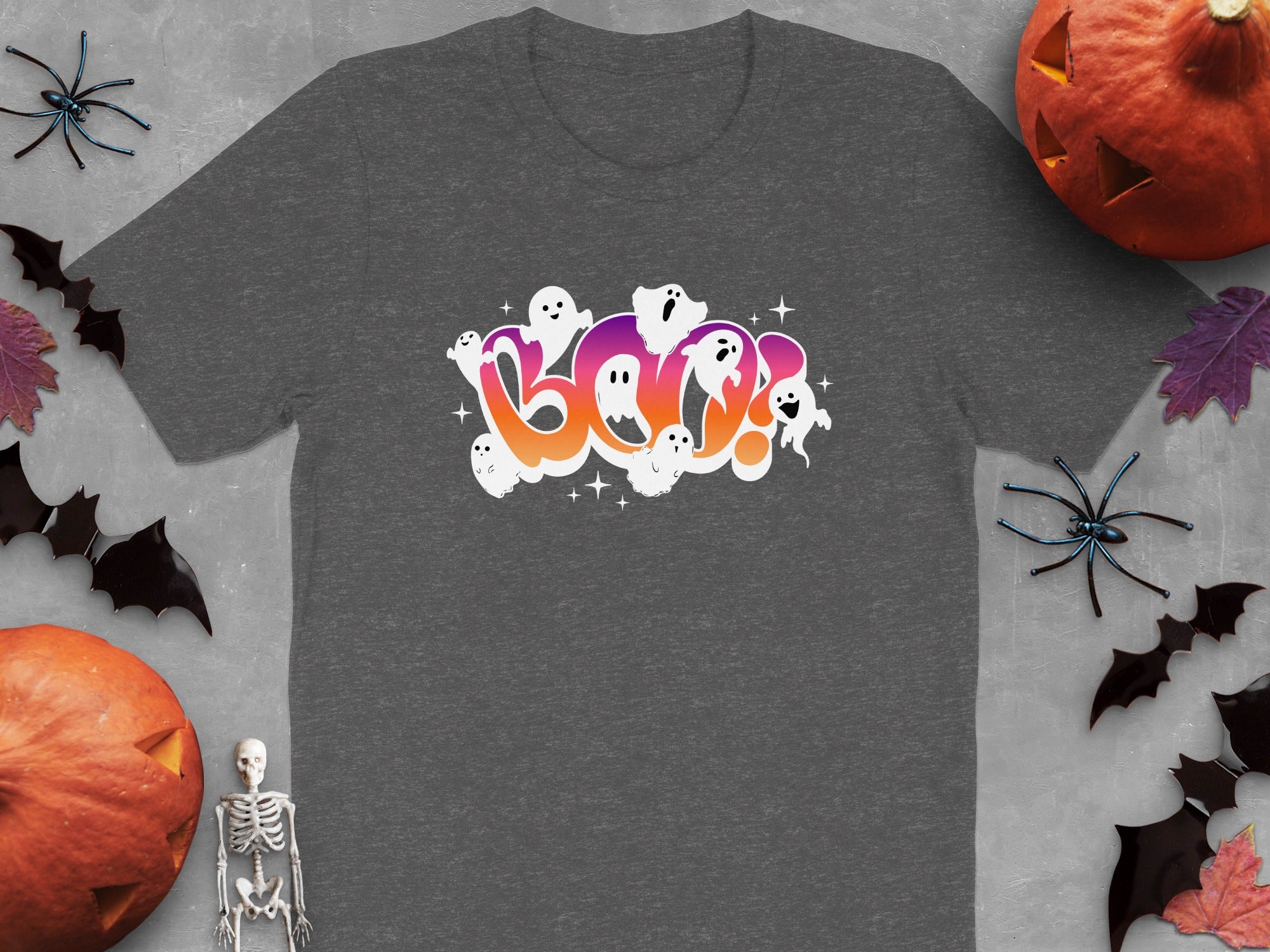 Boo Ghosts and Pumpkins Halloween T-Shirt product