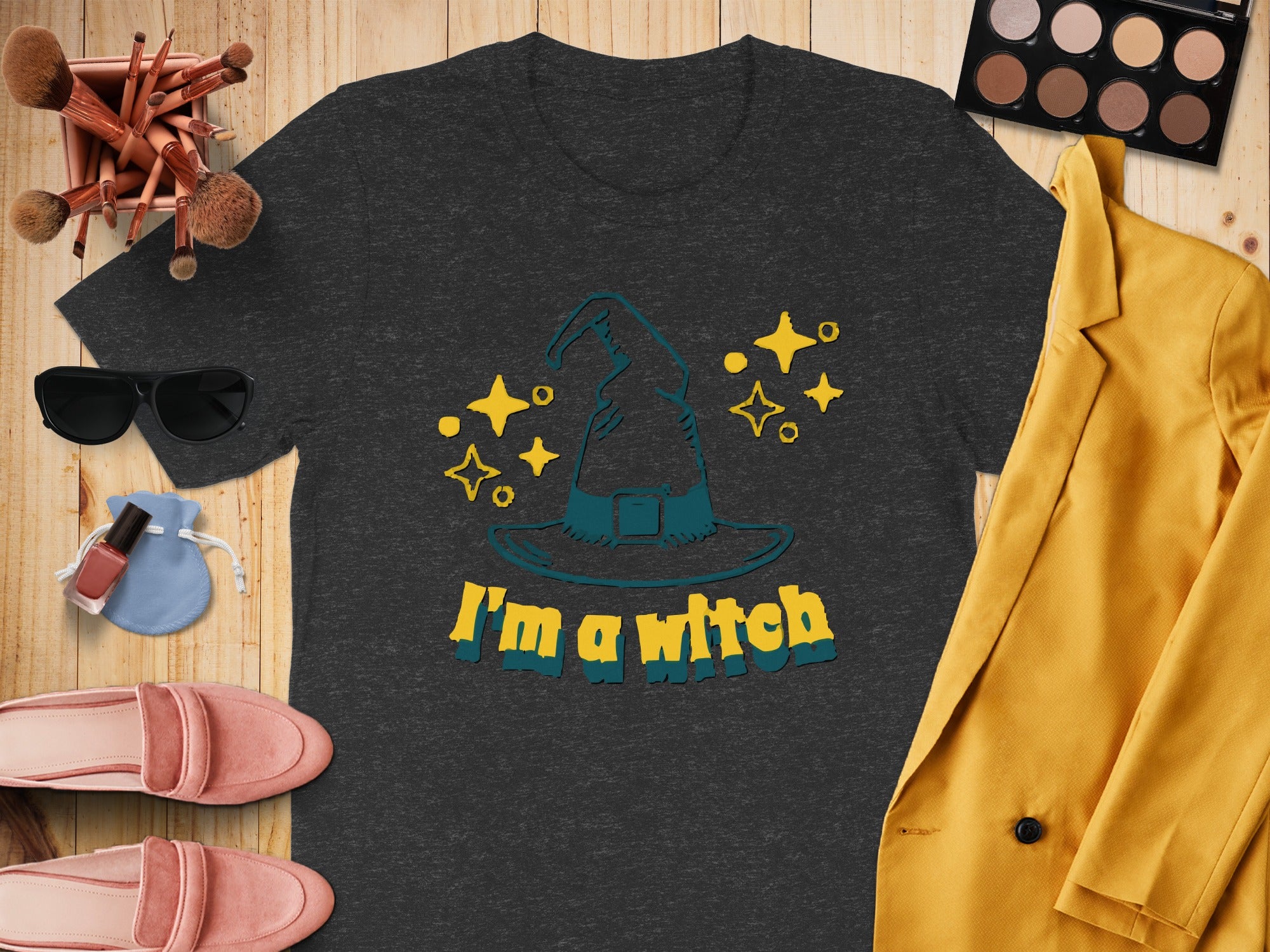 I'm a Witch Graphic Tee Perfect Halloween Product Type