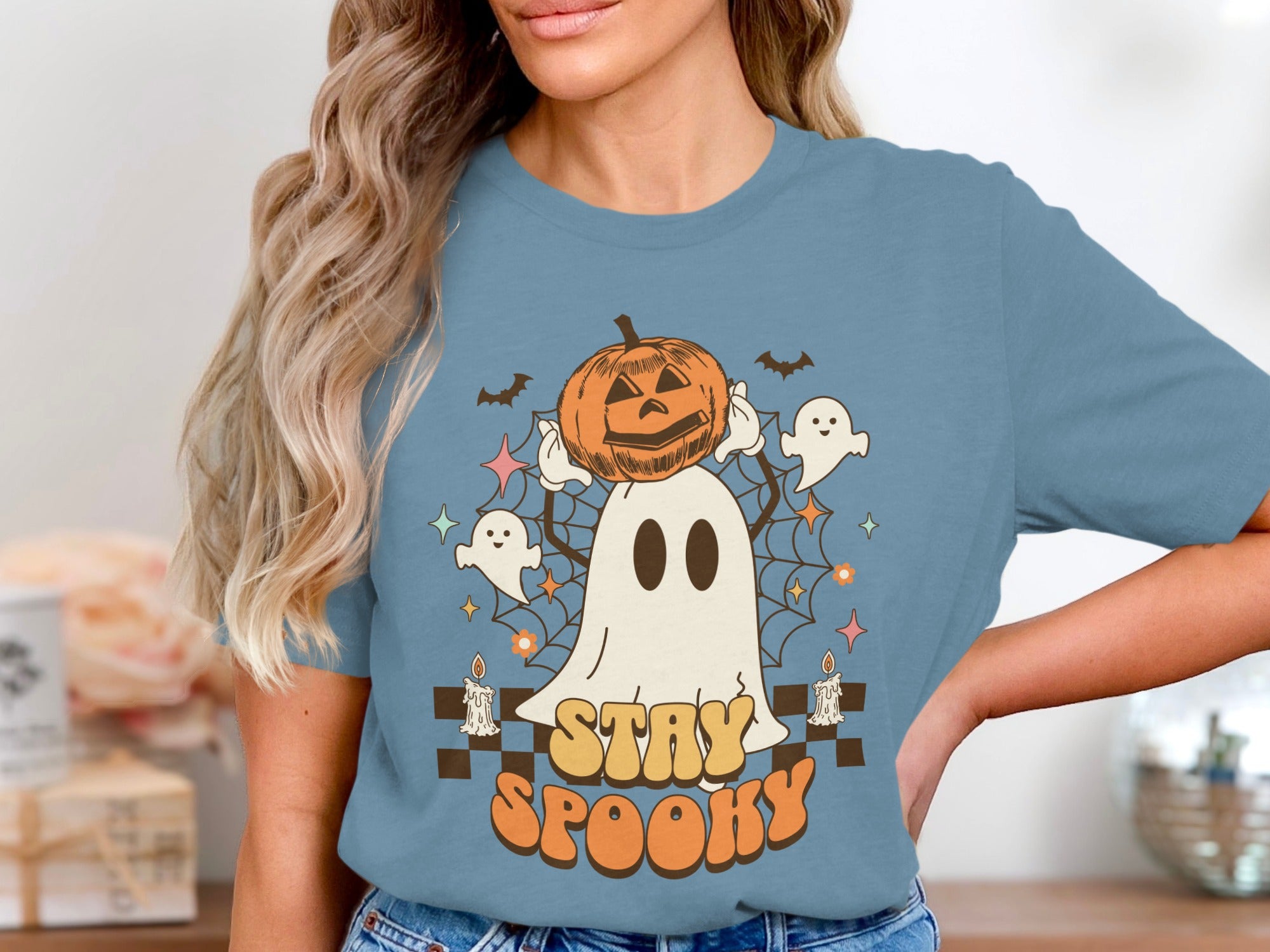 Stay Spooky Ghost Pumpkin Halloween Shirt product type