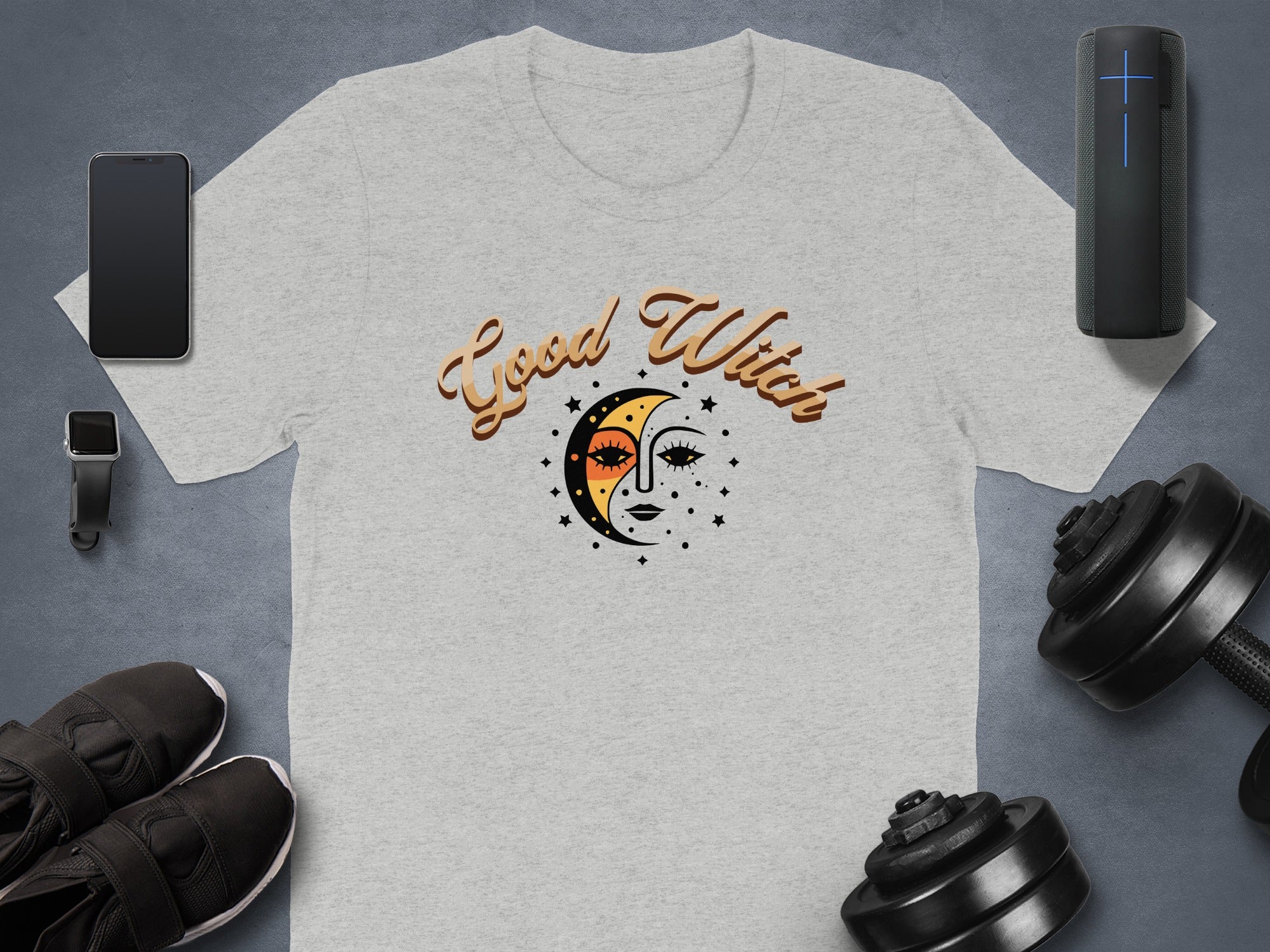 Good Witch Moon and Stars Graphic Design Shirt product